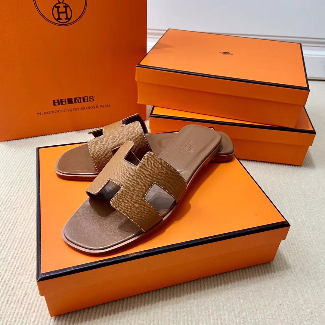 에르메스 올수공 오란 슬리퍼 샌들 앱송 26